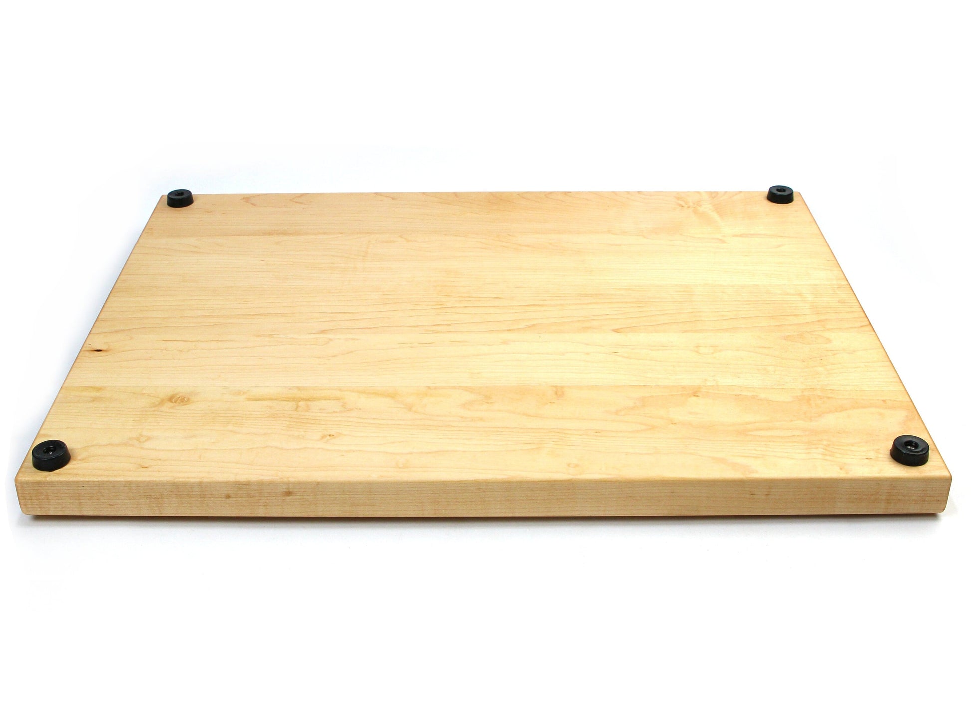 1.25” Thick Extra Large Butcher Block Cutting Board With Rubber Feet, Thick Cutting Board, Wood Chopping Board, American Made Maple Hardwood - Hooyah Woodworks LLC