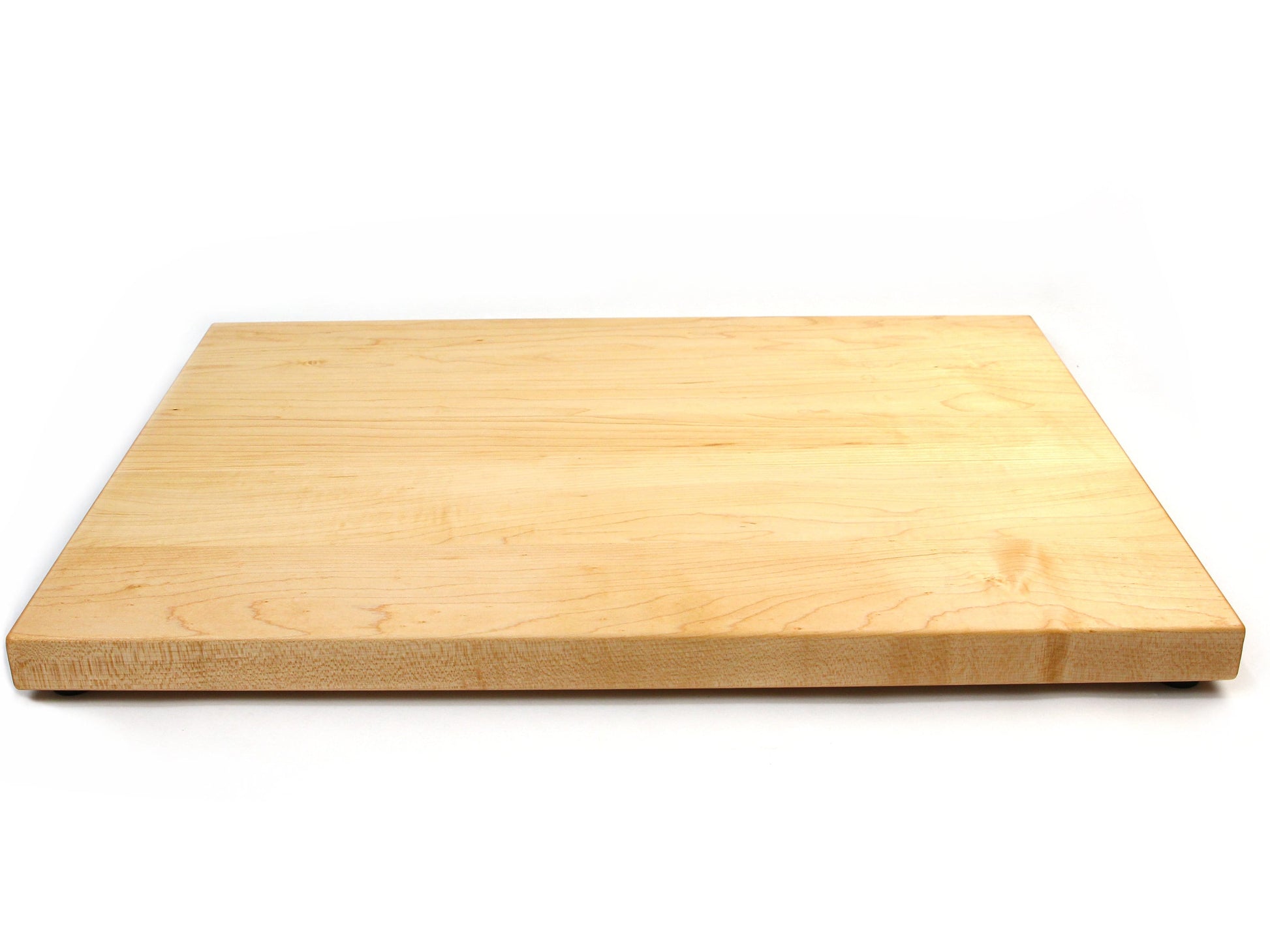 1.25” Thick Extra Large Butcher Block Cutting Board With Rubber Feet, Thick Cutting Board, Wood Chopping Board, American Made Maple Hardwood - Hooyah Woodworks LLC