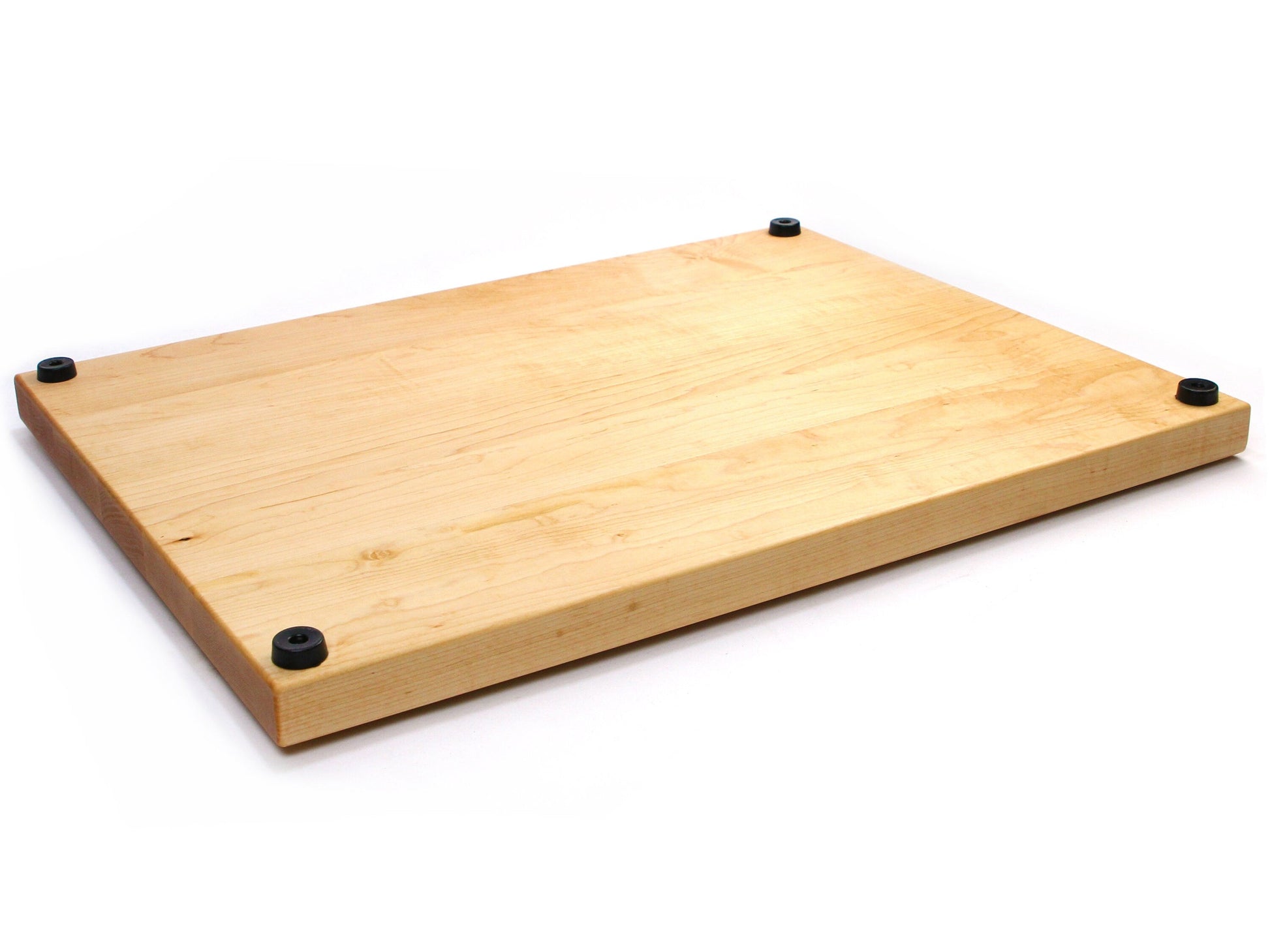 1.25” Thick Extra Large Butcher Block Cutting Board With Rubber Feet, Thick Cutting Board, Wood Chopping Board, American Made Maple Hardwood - Hooyah Woodworks LLC