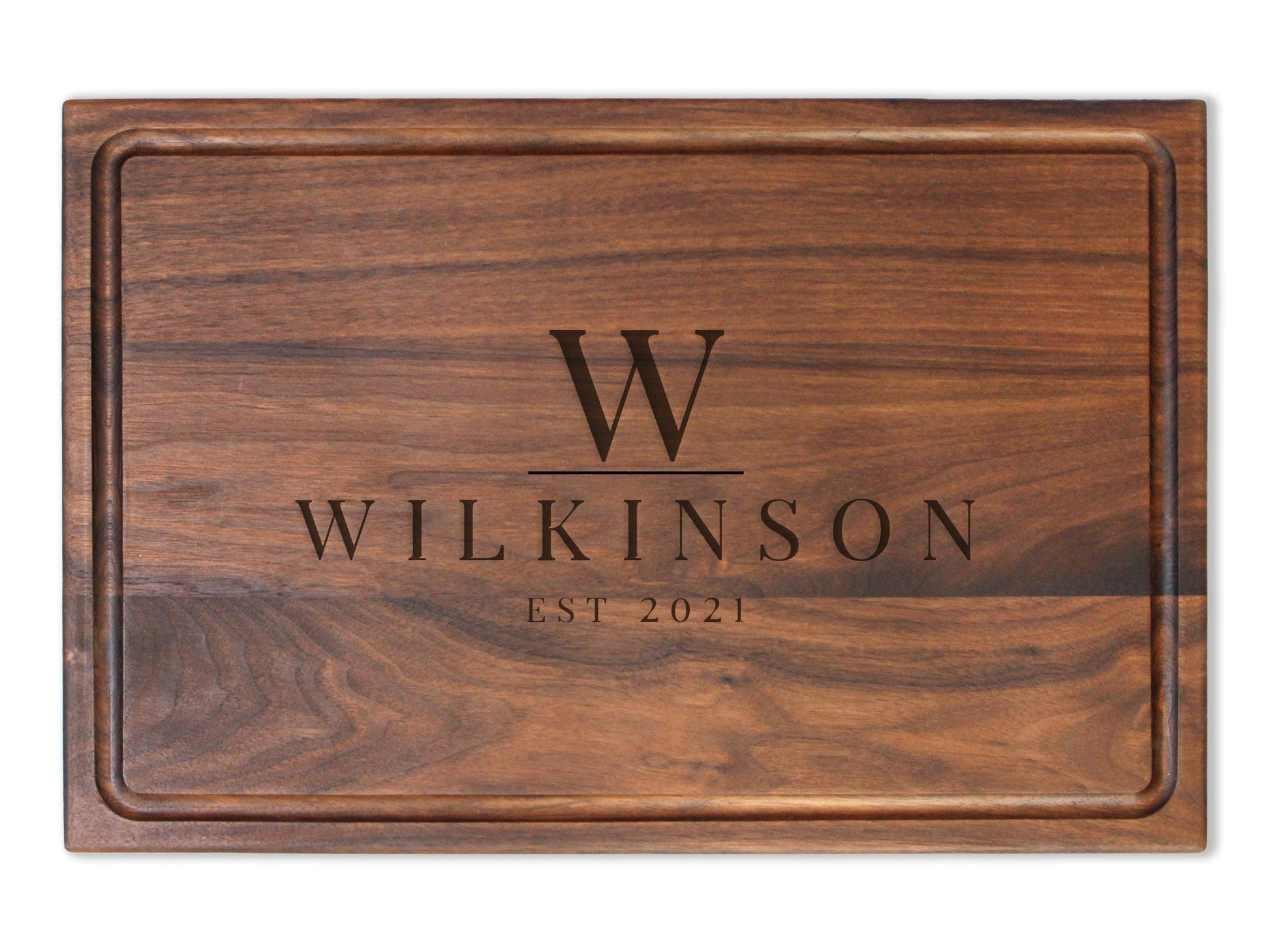 Personalized Cutting Board, Custom Engraved Charcuterie Board, Father’s Day Gift, Wedding Gift, Made in The USA - Hooyah Woodworks LLC