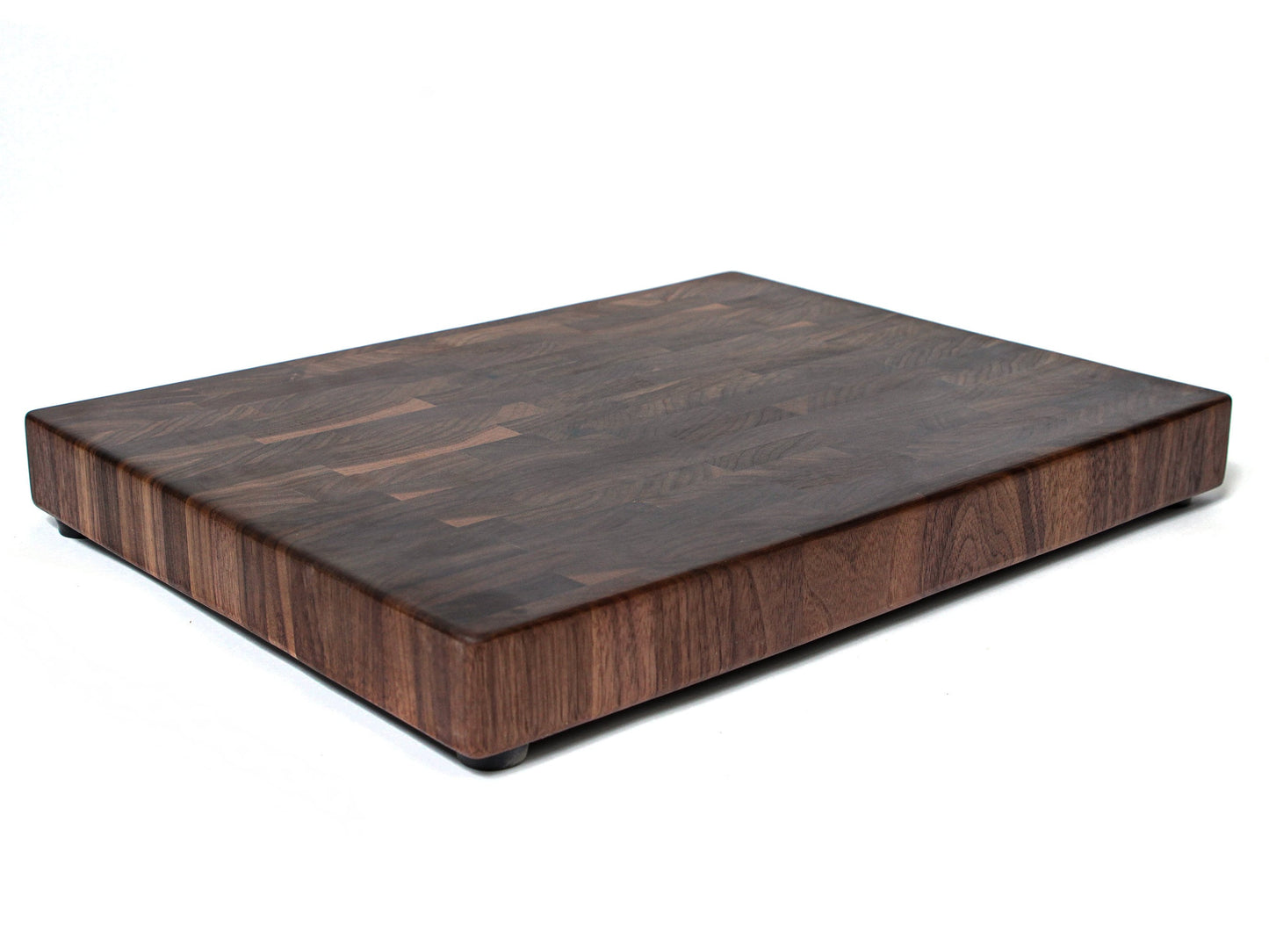 Maple Large End Grain Cutting Board, Maple Butcher Block with Rubber Feet, Wedding Gift, Anniversary Gift, Father's Day Gift, USA Made - Hooyah Woodworks LLC