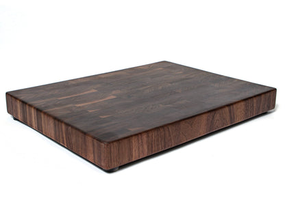 Maple Large End Grain Cutting Board, Maple Butcher Block with Rubber Feet, Wedding Gift, Anniversary Gift, Father's Day Gift, USA Made - Hooyah Woodworks LLC