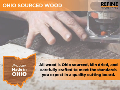 Maple Large End Grain Cutting Board, Maple Butcher Block with Rubber Feet, Wedding Gift, Anniversary Gift, Father's Day Gift, USA Made