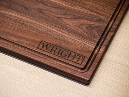 Personalized Cutting Board, Custom Engraved Charcuterie Board, Father’s Day Gift, Wedding Gift, Made in The USA - Hooyah Woodworks LLC