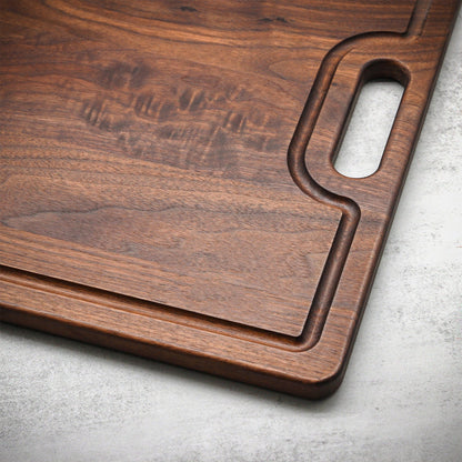 Extra Large Custom Engraved 24"x 18" Cutting Board, Laser Engraved Walnut Cutting Board, Monogrammed Cutting Board, Made in the USA - Hooyah Woodworks LLC