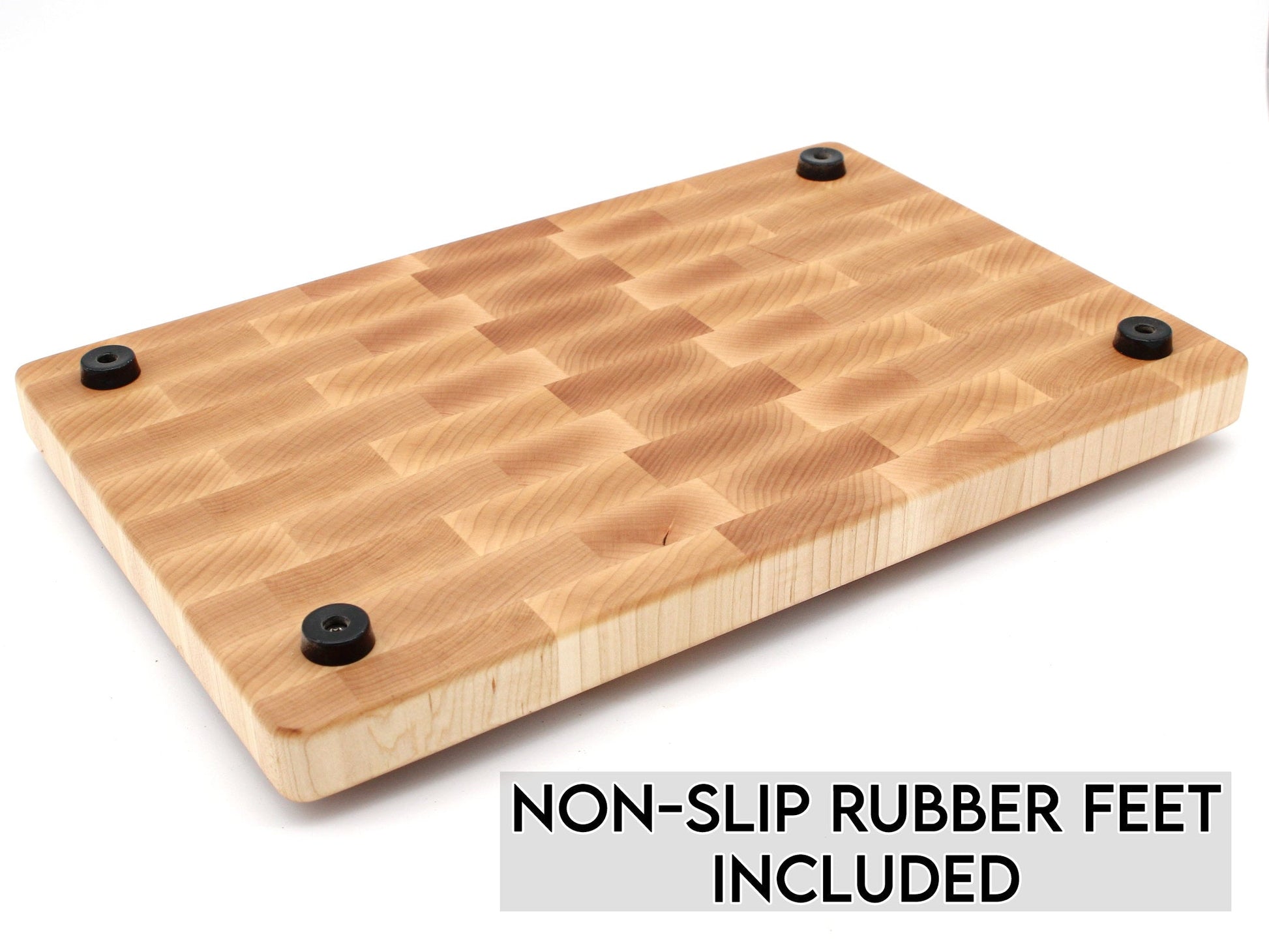 Wedding Gift, Extra Large End Grain Walnut Cutting Board, End Grain Butcher Block with Rubber Feet, Mother's Day, Anniversary Gift, USA Made - Hooyah Woodworks LLC