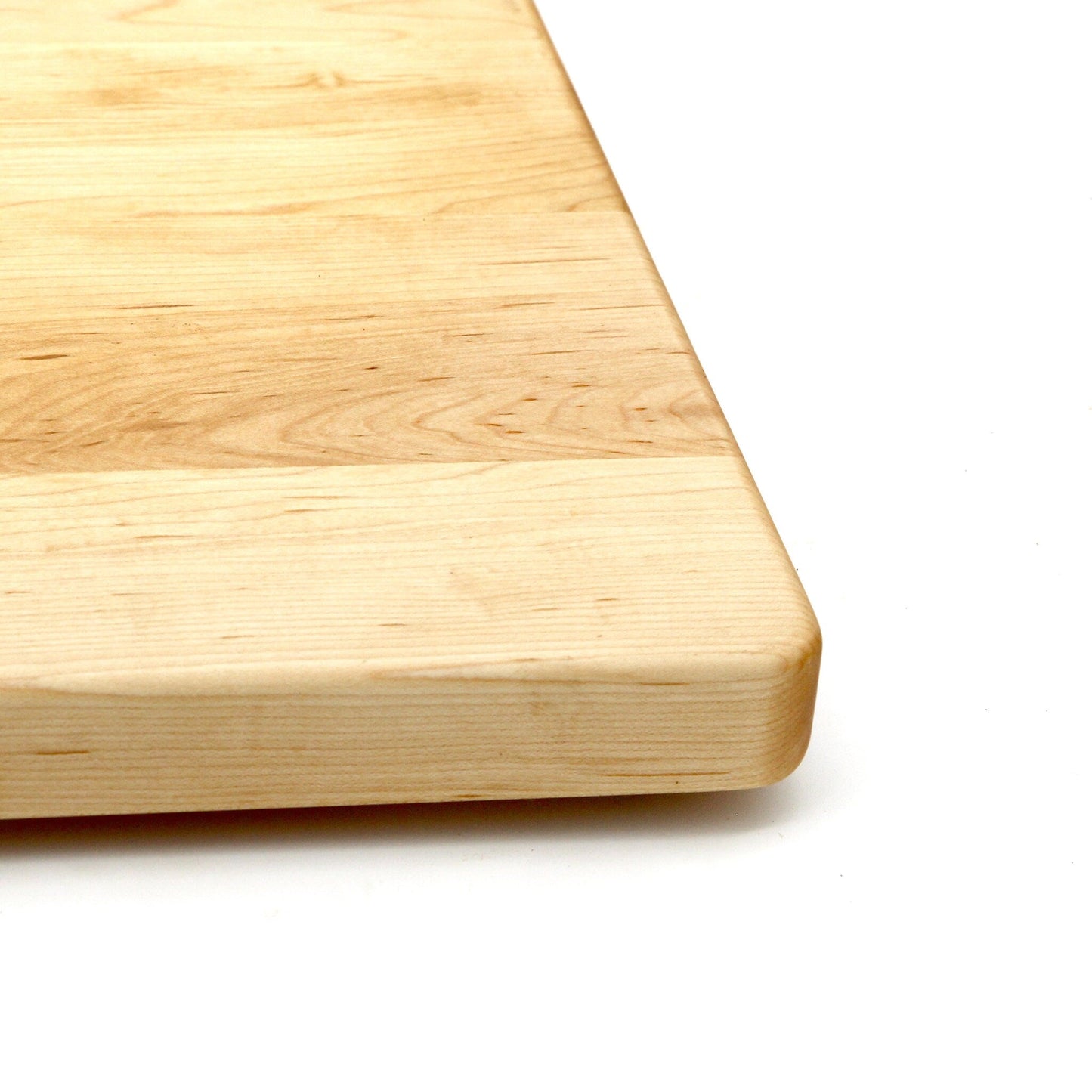 1.25” Thick Extra Large Butcher Block Cutting Board With Rubber Feet, Thick Cutting Board, Wood Chopping Board, American Made Maple Hardwood - Hooyah Woodworks LLC
