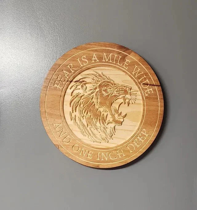 Inspirational sign - Hooyah Woodworks LLC