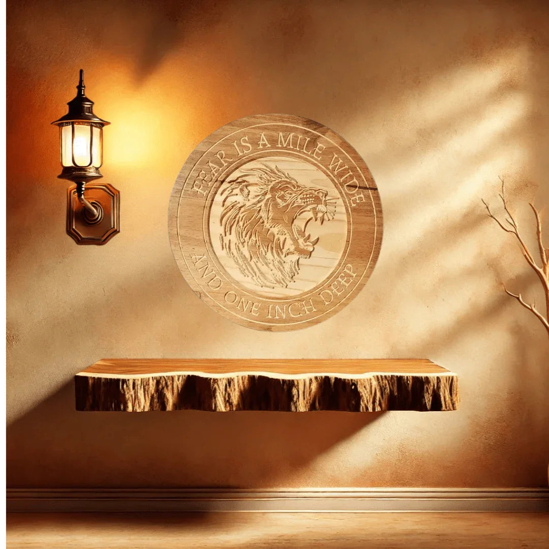 Inspirational sign - Hooyah Woodworks LLC