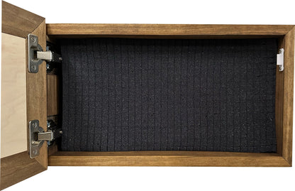 Hidden Gun Safe Just Flowers Wall Decoration - Wood Gun Cabinet To Securely Store Your Gun In Plain Sight