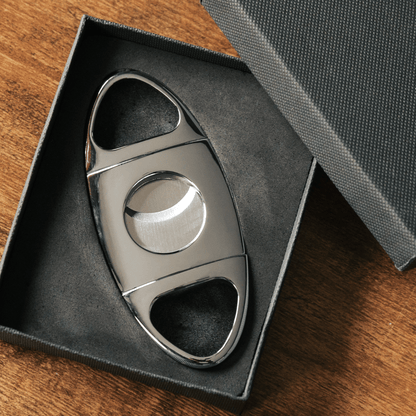 Klaro Chrome Cigar Cutter - Hooyah Woodworks LLC