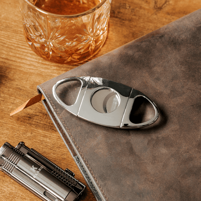 Klaro Chrome Cigar Cutter - Hooyah Woodworks LLC