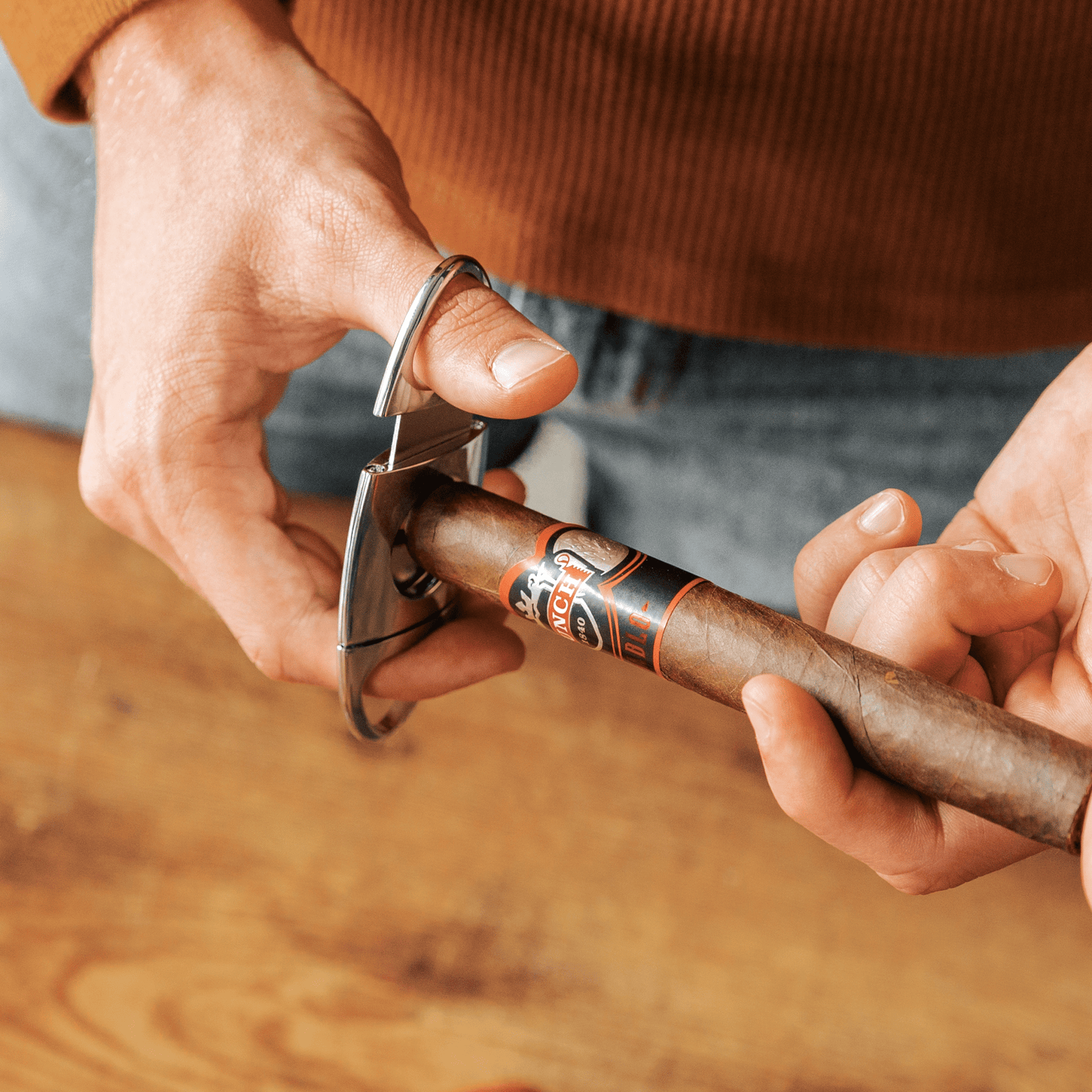 Klaro Chrome Cigar Cutter - Hooyah Woodworks LLC
