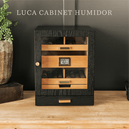Luca Humidor Cabinet - Hooyah Woodworks LLC
