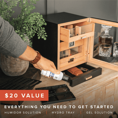 Luca Humidor Cabinet - Hooyah Woodworks LLC