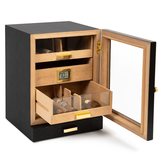 Luca Humidor Cabinet - Hooyah Woodworks LLC
