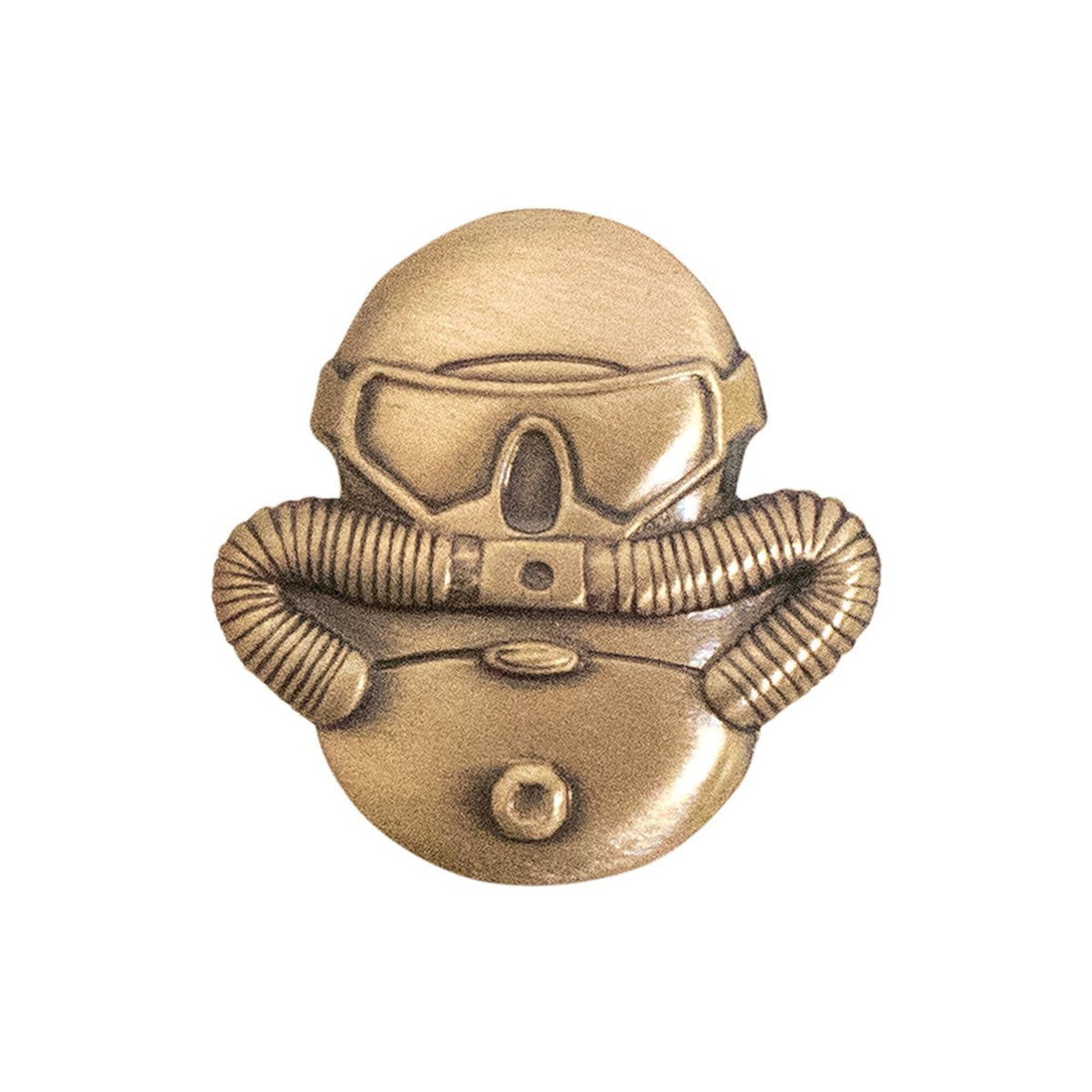 Marine Corps Badge: Combatant Divers - antique gold, regulation size - Hooyah Woodworks LLC