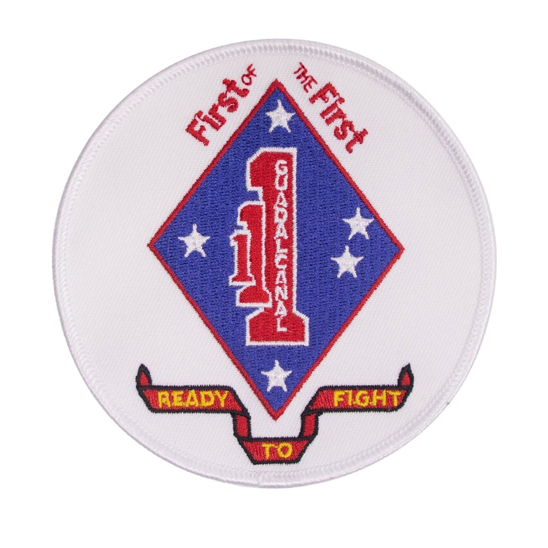 Marine Corps Patch: 1st Battalion 1st Marines - color - Hooyah Woodworks LLC