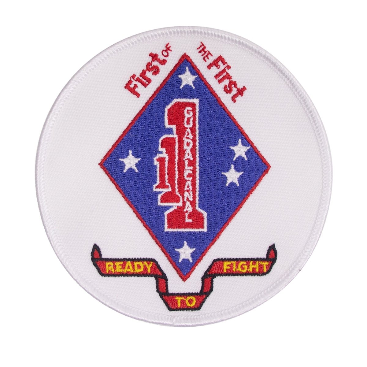 Marine Corps Patch: 1st Battalion 1st Marines - color - Hooyah Woodworks LLC