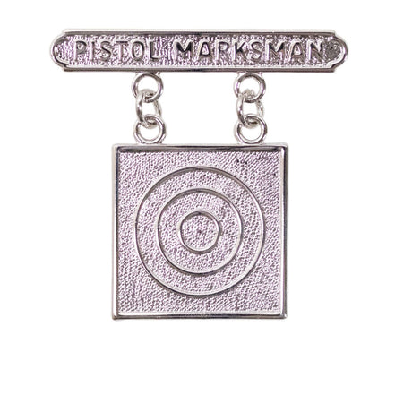 Marine Corps Qualification Badge: Pistol Marksman - Hooyah Woodworks LLC