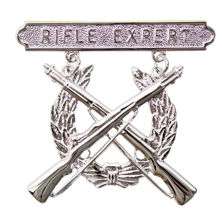 Marine Corps Qualification Badge: Rifle Expert - Hooyah Woodworks LLC