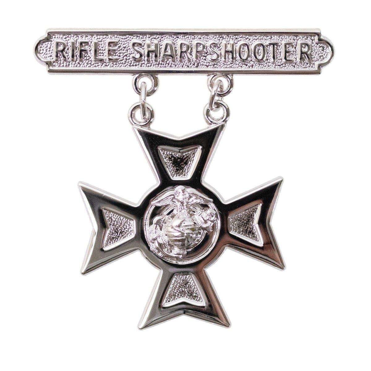 Marine Corps Qualification Badge: Rifle Sharpshooter - Hooyah Woodworks LLC