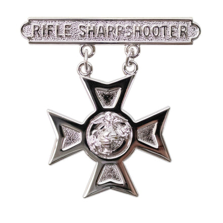 Marine Corps Qualification Badge: Rifle Sharpshooter - Hooyah Woodworks LLC