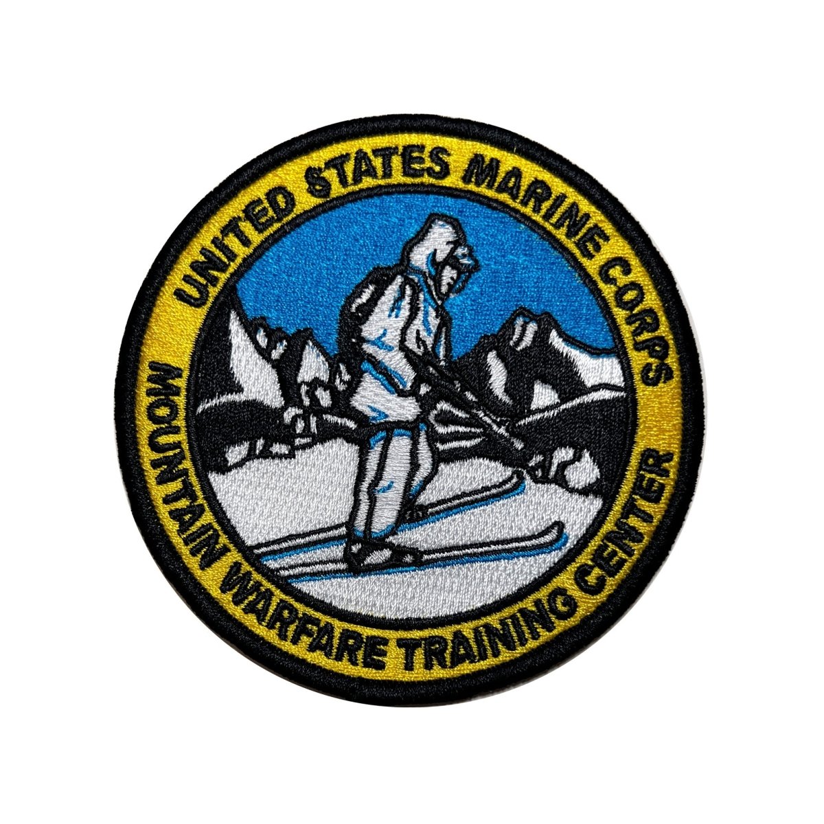 Marine Corps Shoulder Patch: Mountain Warfare Training Center - Hooyah Woodworks LLC