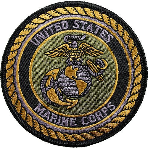 Marine Corps Shoulder Patch: United States Marine Corps - Hooyah Woodworks LLC