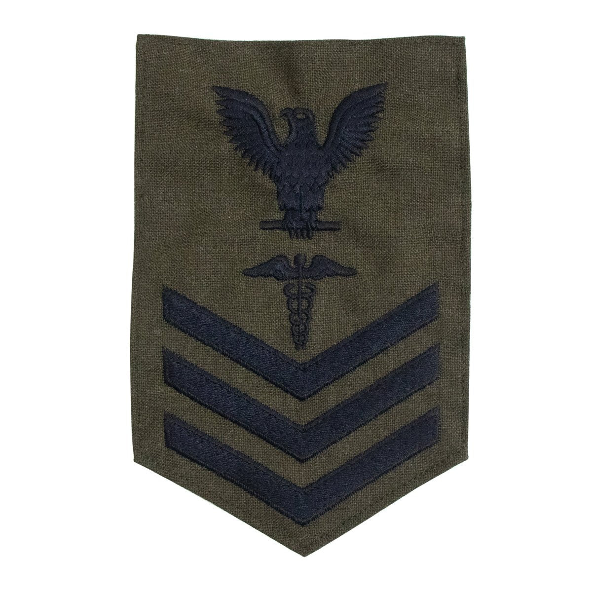 MC E-6 Rate: Hospitalman HM on Green Polywool - Hooyah Woodworks LLC
