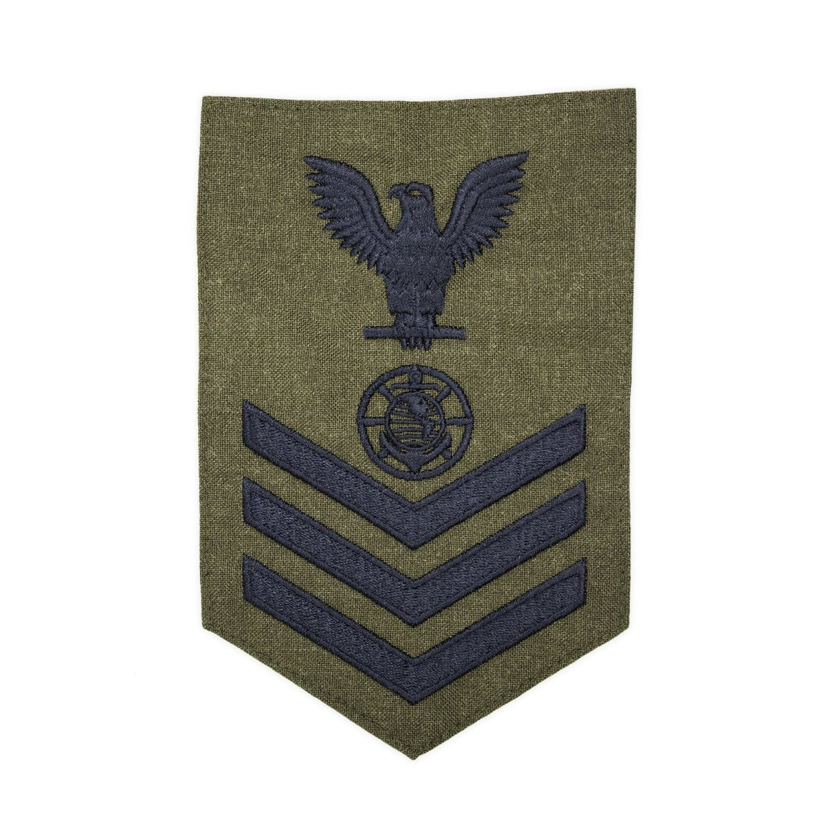 MC E-6 Rate: Religious Program Specialist RP on Green Polywool - Hooyah Woodworks LLC