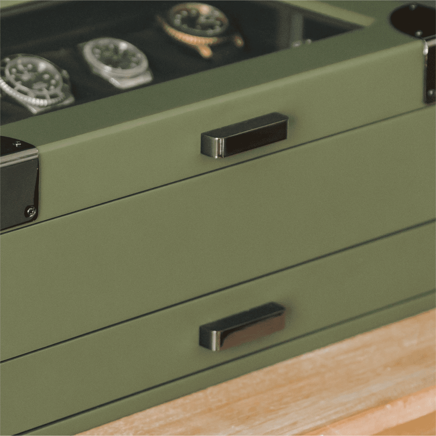 Military Modular Watch Box - 10 Slot - Hooyah Woodworks LLC