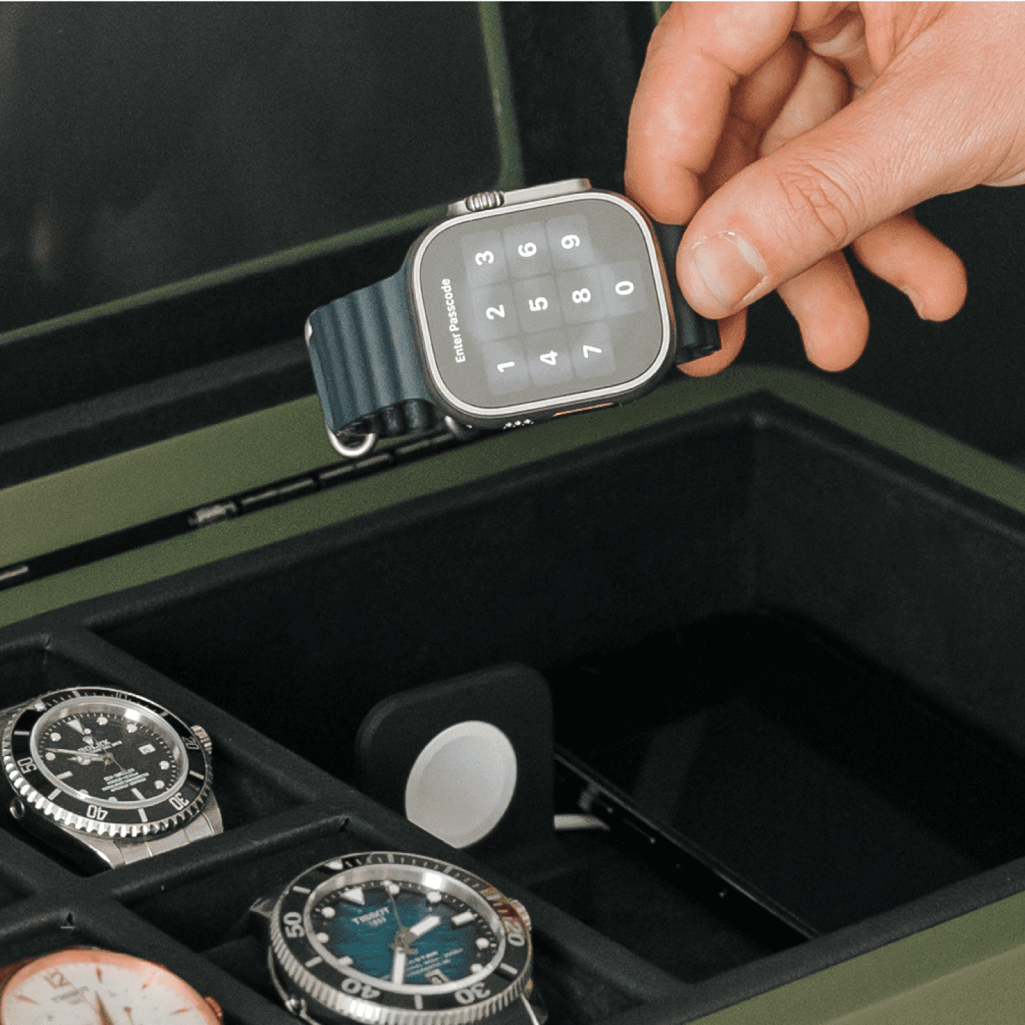 Military Modular Watch Box - 10 Slot - Hooyah Woodworks LLC