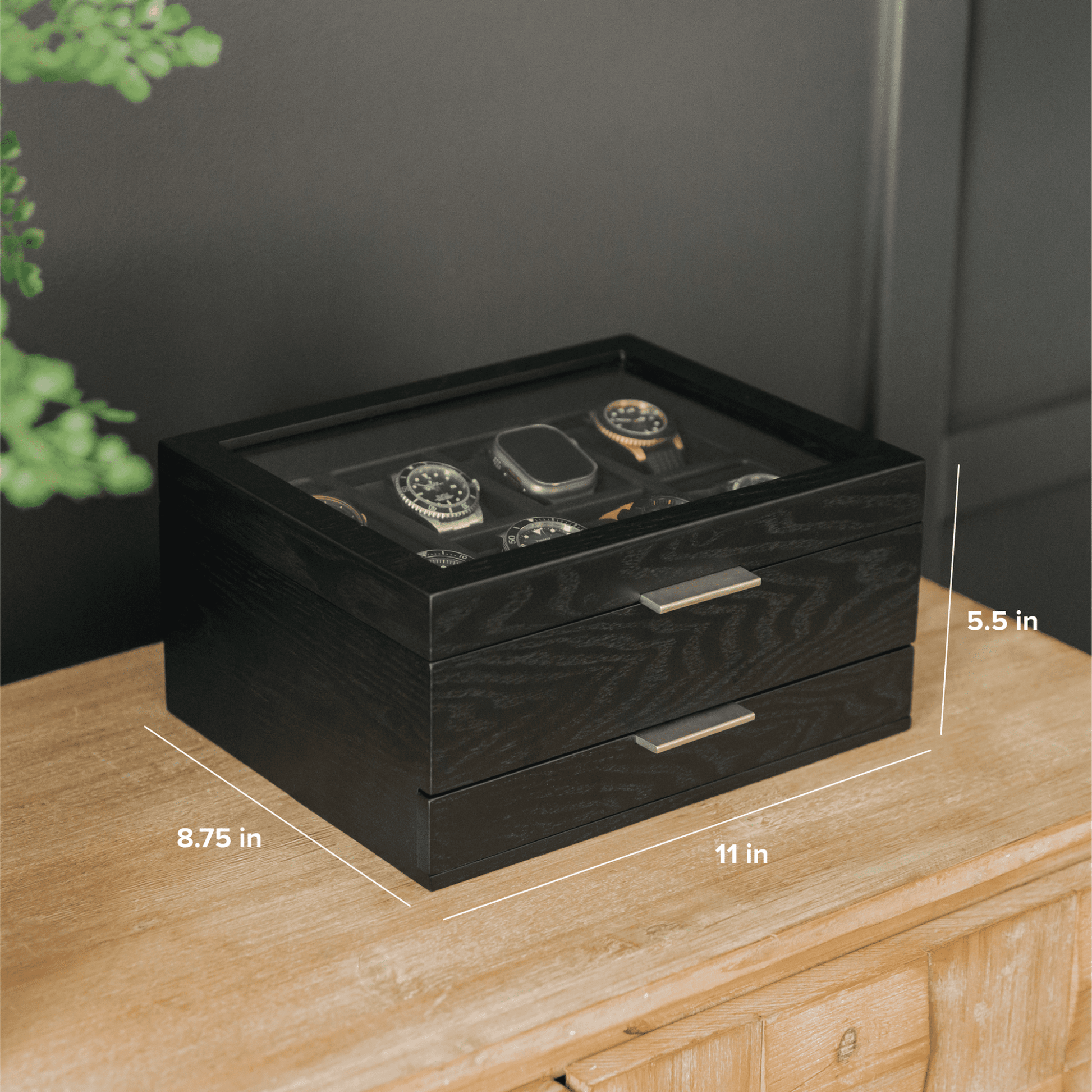 Mill Modular Watch Box - 8 Slot - Hooyah Woodworks LLC