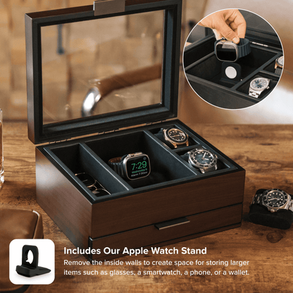 Mill Modular Watch Box - 8 Slot - Hooyah Woodworks LLC