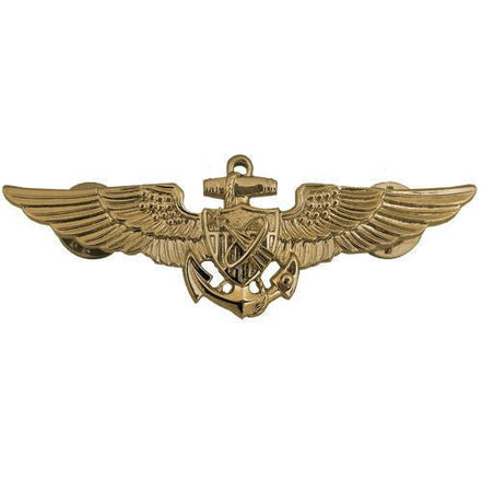 Navy Badge: Astronaut Aviator - regulation size - Hooyah Woodworks LLC