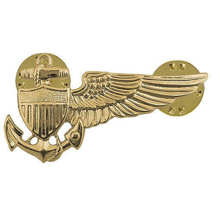 Navy Badge: Balloon Pilot - regulation size - Hooyah Woodworks LLC