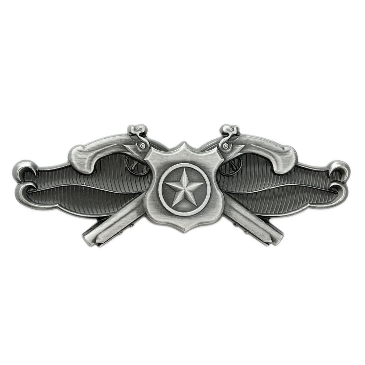 Navy Badge: Basic Security Forces Specialist - regulation size, oxidized - Hooyah Woodworks LLC