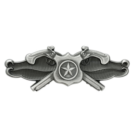 Navy Badge: Basic Security Forces Specialist - regulation size, oxidized - Hooyah Woodworks LLC