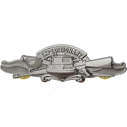 Navy Badge: Expeditionary Warfare Specialist - regulation size Mirror - Hooyah Woodworks LLC