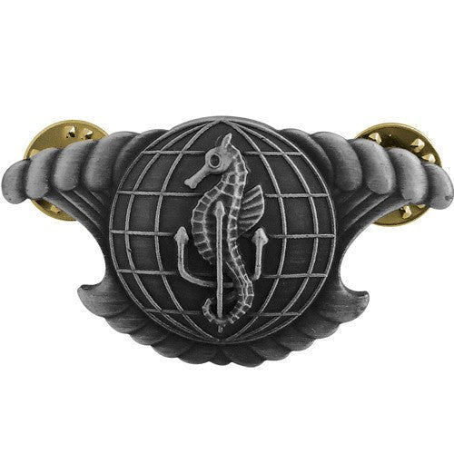 Navy Badge: Integrated Underseas Surveillance System Enlisted - regulation - Hooyah Woodworks LLC