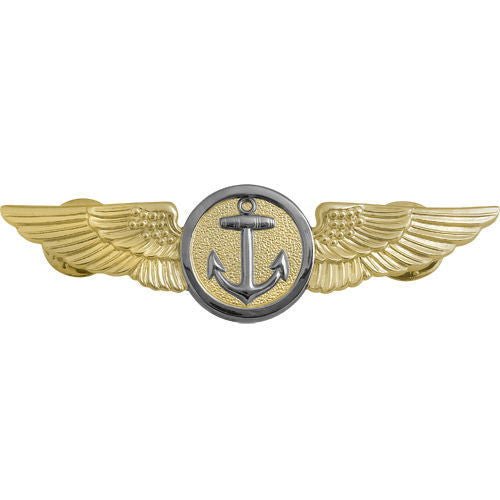 Navy Badge: Naval Aviation Observer Flight Meteorologist - regulation - Hooyah Woodworks LLC