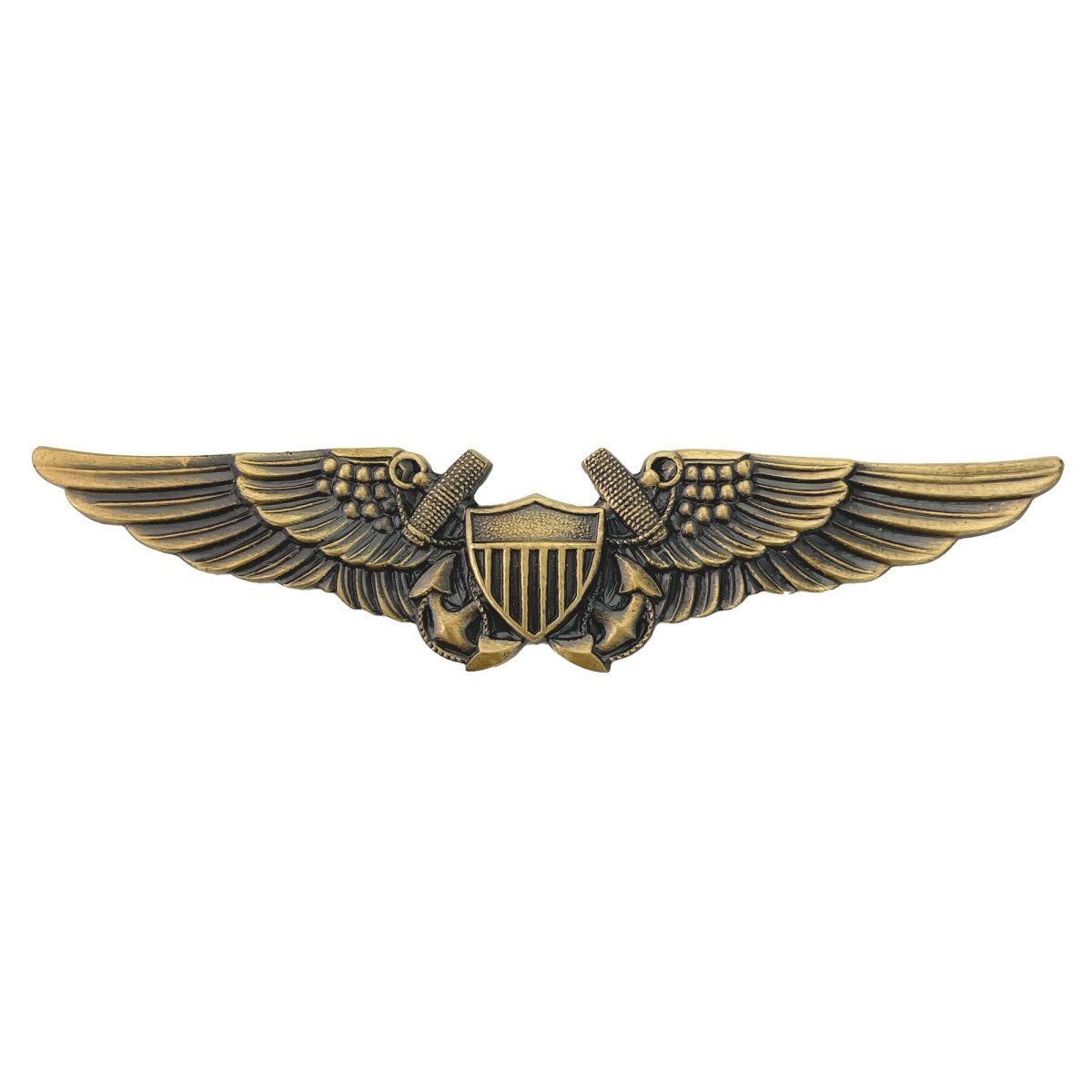 Navy Badge: Naval Flight Officer - regulation size - Hooyah Woodworks LLC