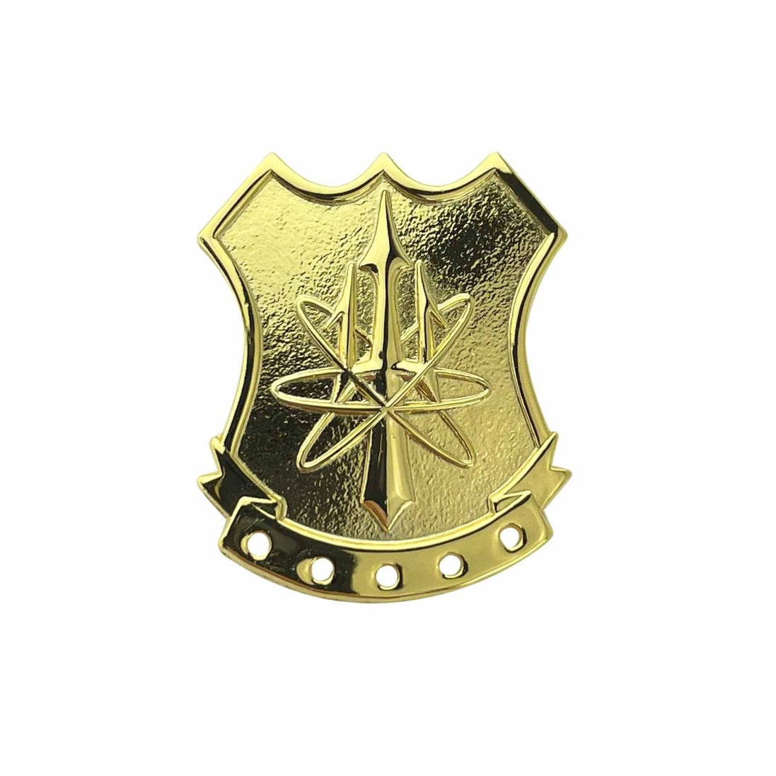 Navy Badge: Nuclear Weapons Security Officer badge - Regulation size- 24K Gold - Hooyah Woodworks LLC