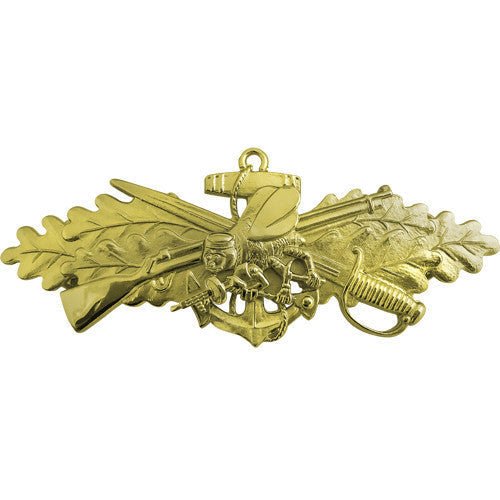 Navy Badge: Seabee Combat Warfare Specialist Officer - Hooyah Woodworks LLC