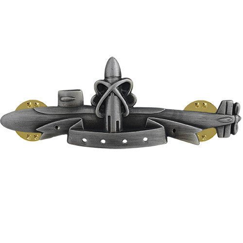 Navy Badge: SSBN Submarine Deterrent Patrol - regulation size - Hooyah Woodworks LLC