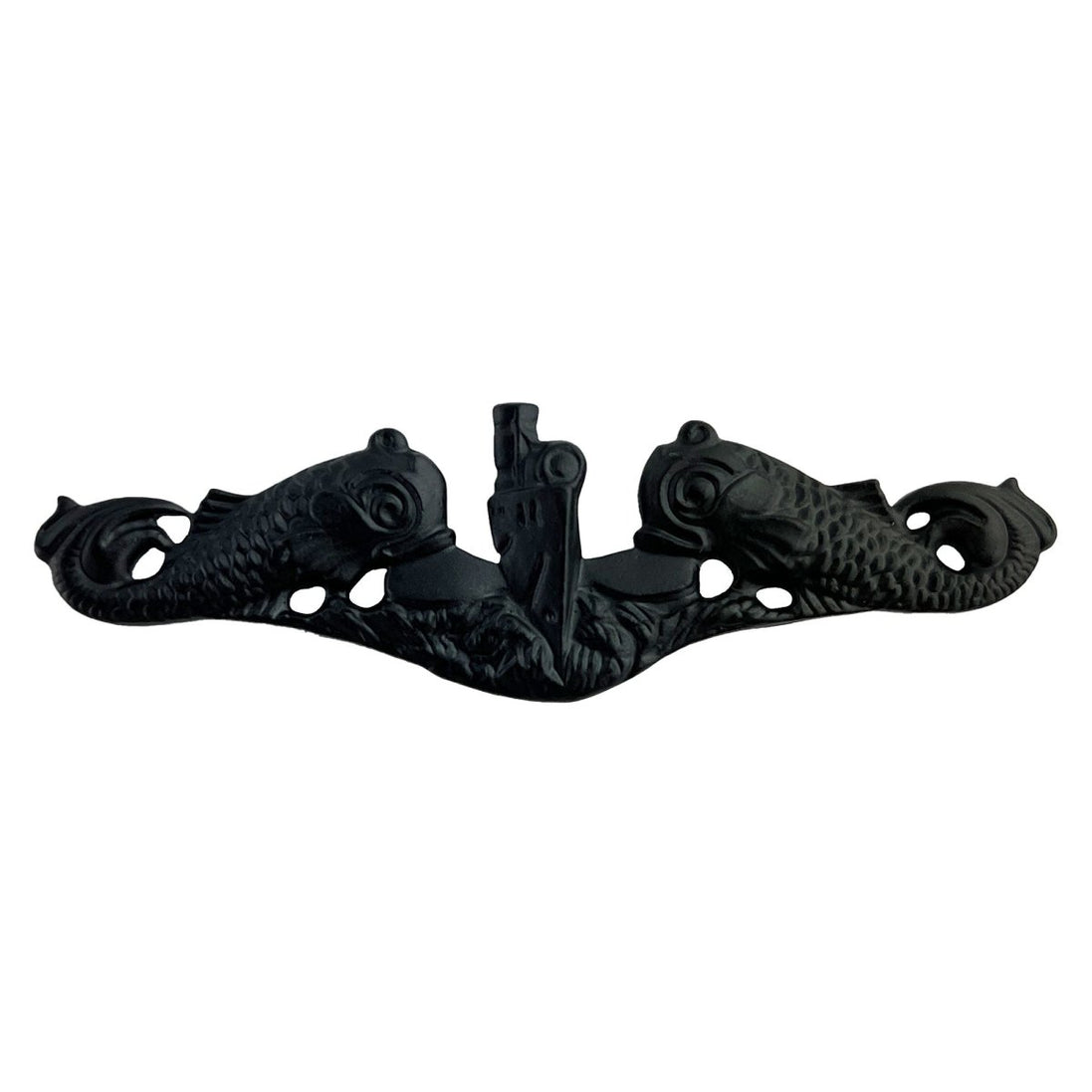 Navy Badge: Submarine Black Metal Finish (NON-RETURNABLE/NON-REFUNDABLE) - Hooyah Woodworks LLC