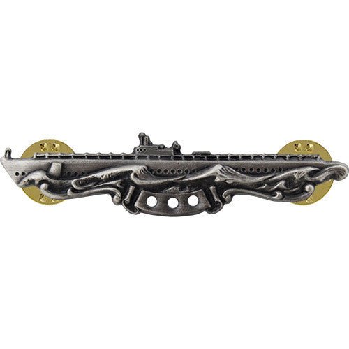 Navy Badge: Submarine Combat Patrol - regulation size - Hooyah Woodworks LLC