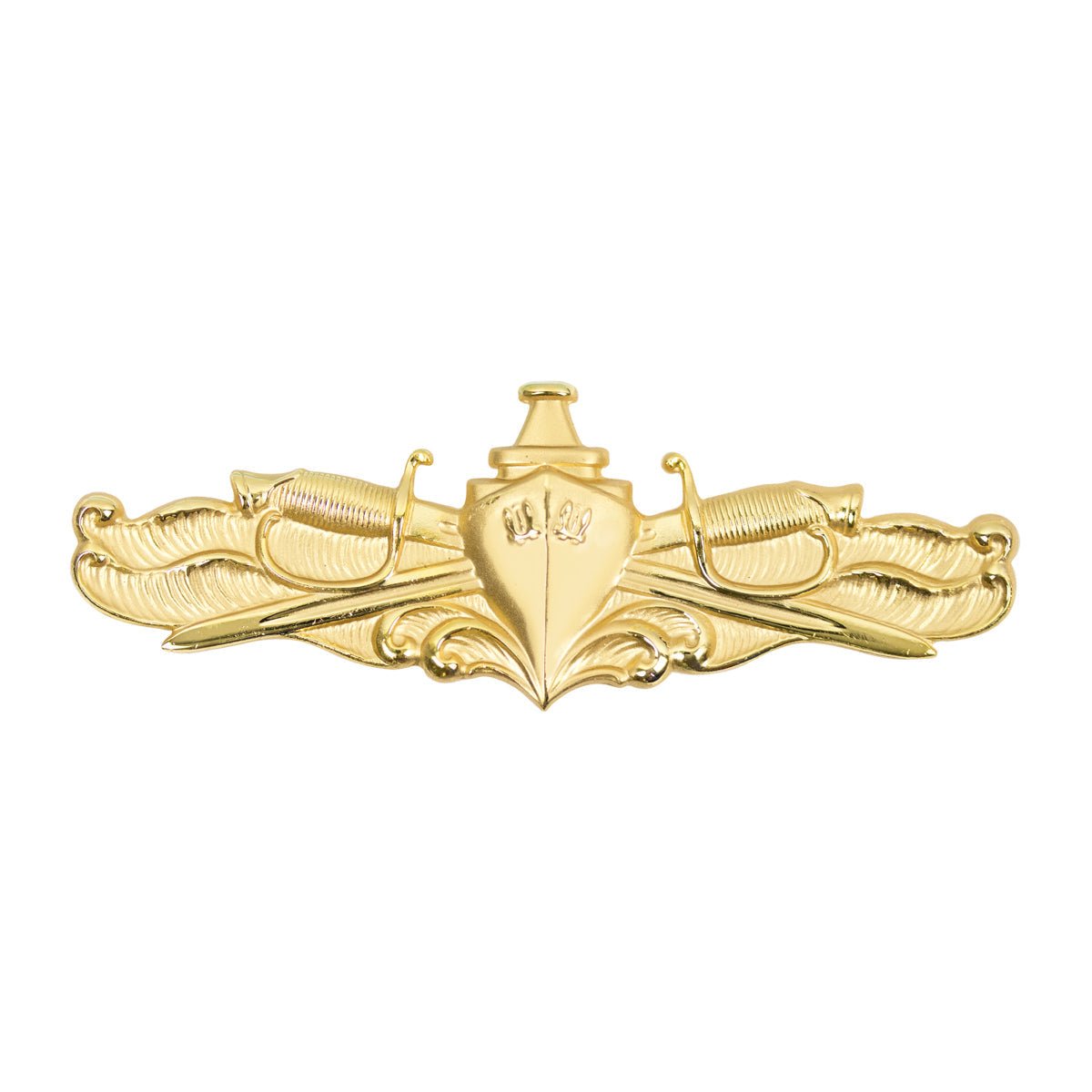 Navy Badge: Surface Warfare Officer - regulation size. - Hooyah Woodworks LLC