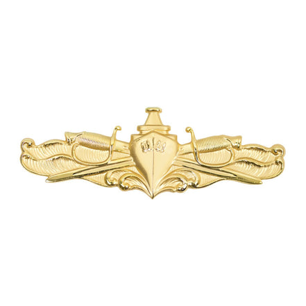Navy Badge: Surface Warfare Officer - regulation size. - Hooyah Woodworks LLC